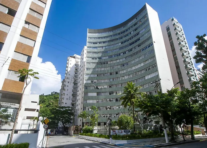 Apê Aconchegante Vista Mar - 1 Vaga Apartamento Guarujá